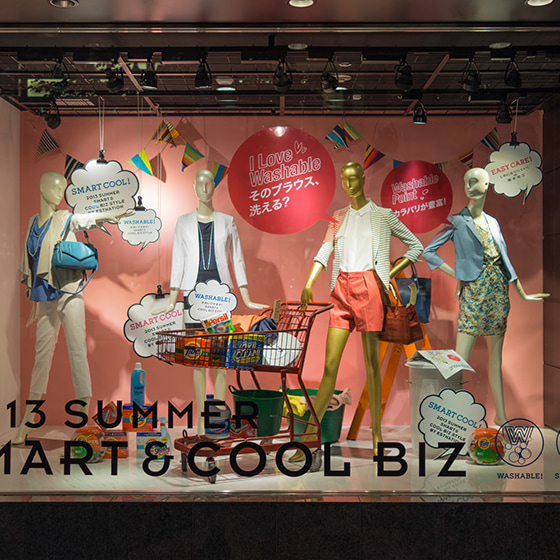 ESTNATION Window Display for CoolBiz - Women