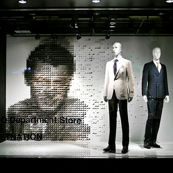 ESTNATION Window Display for DepartmentStore