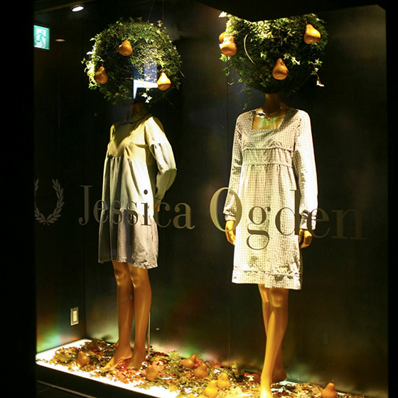Fred Perry Window Display for FredPerry x Jessica Ogden 1
