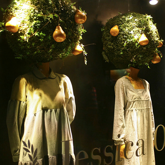 Fred Perry Window Display for Fred Perry x Jessica Ogden 2