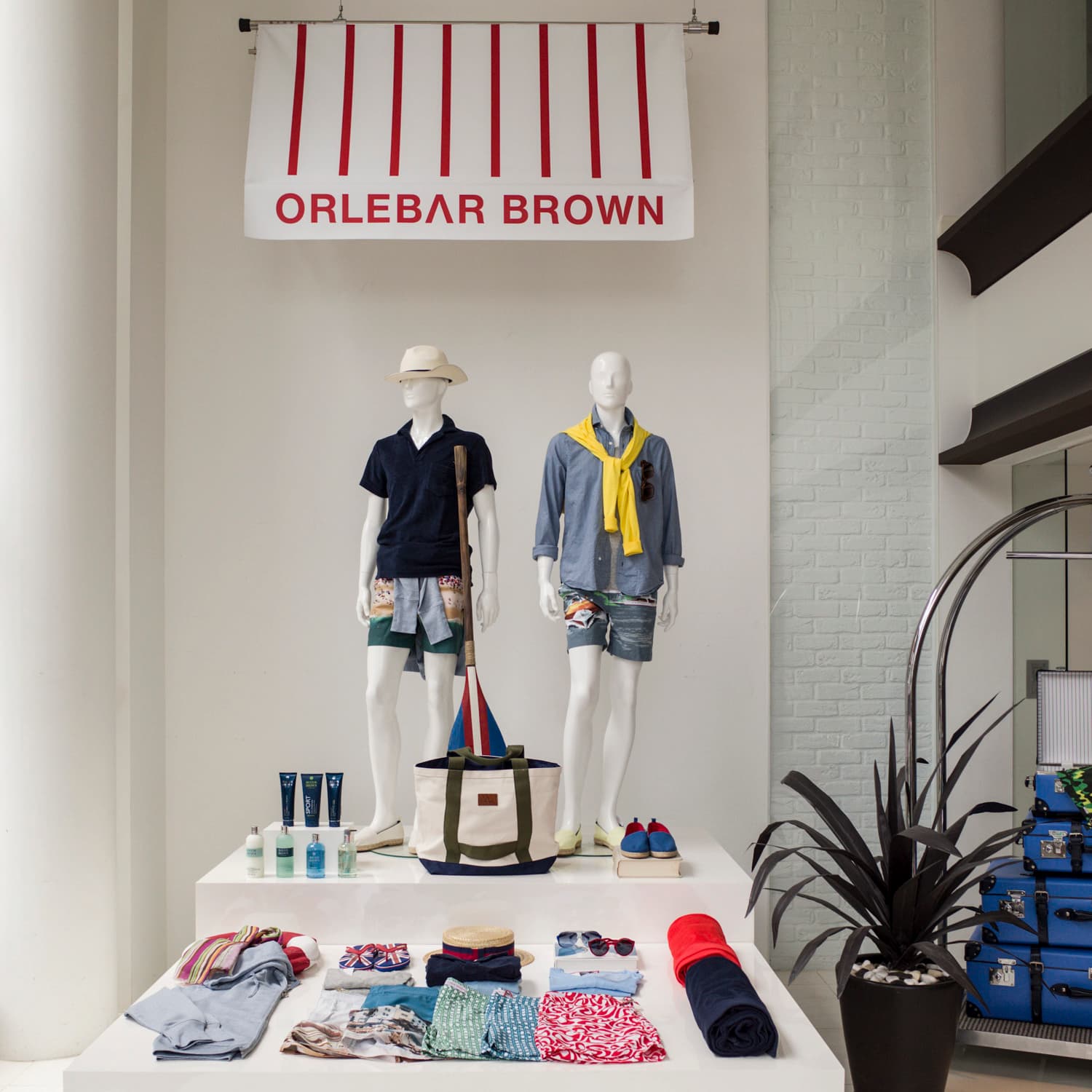 VULCANIZE London AOYAMA's Window Display for ORLEBAR BROWN