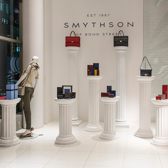 VULCANIZE London AOYAMA's Window Display for SMYTHSON1