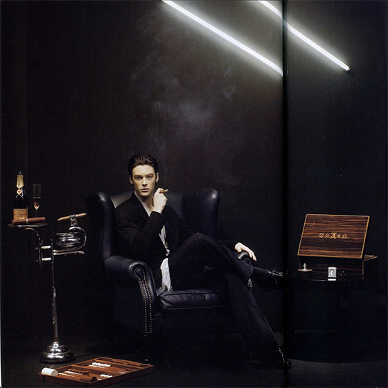 GQJAPAN - a man with ciger