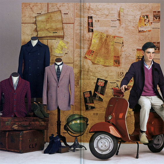 GQJAPAN - 3 jackets with a Vespa